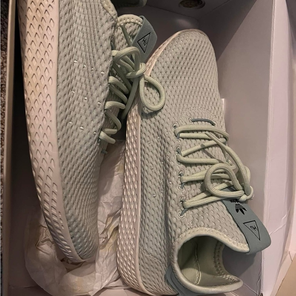 Adidas Green Sneakers Lightweight Knit Mesh